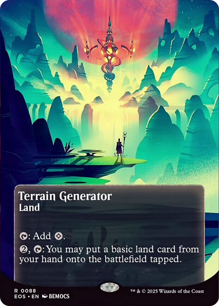 Terrain Generator (0088) (Borderless) [Edge of Eternities: Stellar Sights] | Dragon's Lair Comics and Fantasy Houston TX