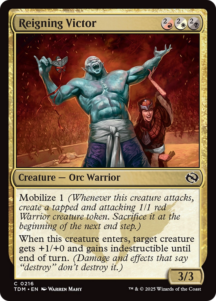 Reigning Victor [Tarkir: Dragonstorm] | Dragon's Lair Comics and Fantasy Houston TX