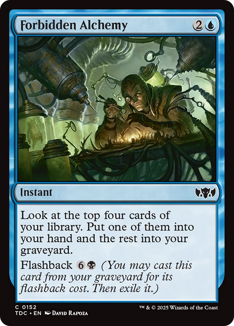 Forbidden Alchemy [Tarkir: Dragonstorm Commander] | Dragon's Lair Comics and Fantasy Houston TX