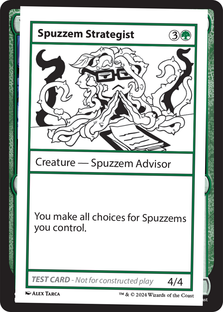 Spuzzem Strategist [Mystery Booster 2 Playtest Cards] | Dragon's Lair Comics and Fantasy Houston TX