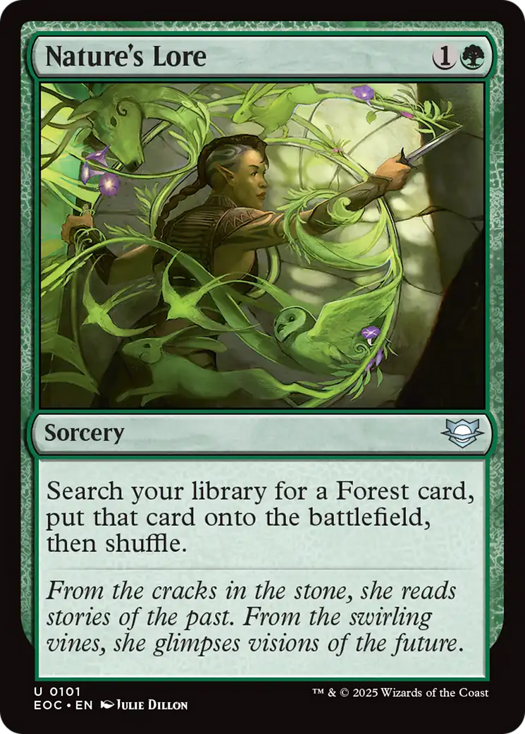 Nature's Lore [Edge of Eternities Commander] | Dragon's Lair Comics and Fantasy Houston TX
