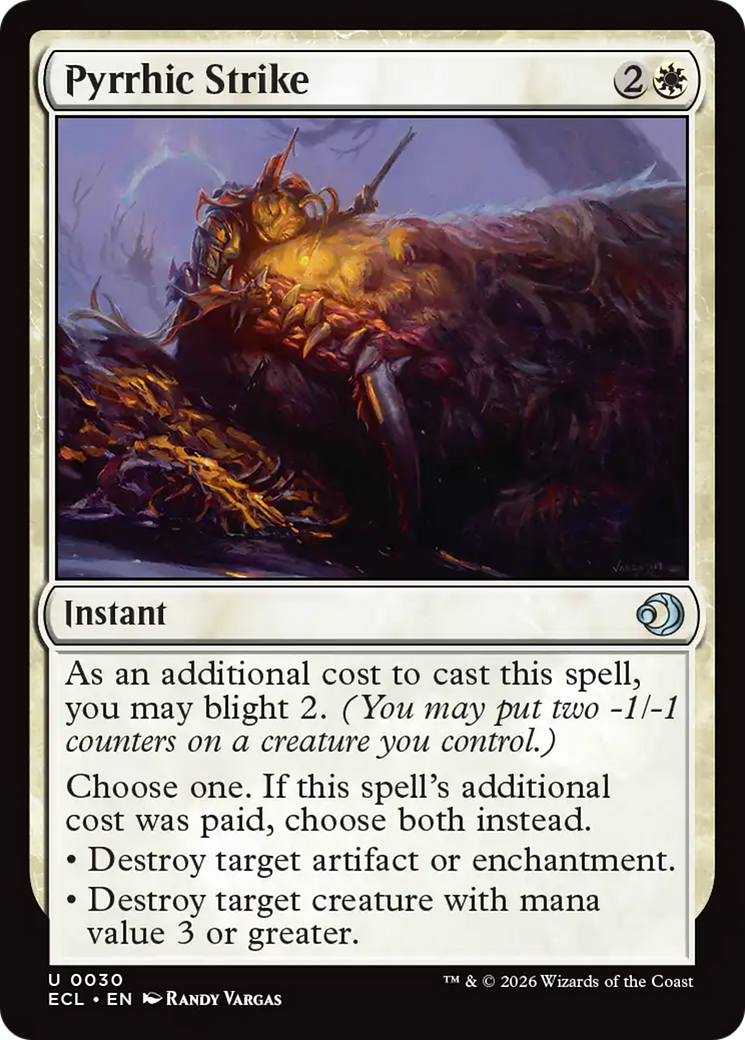 Pyrrhic Strike [Lorwyn Eclipsed] | Odin's Place