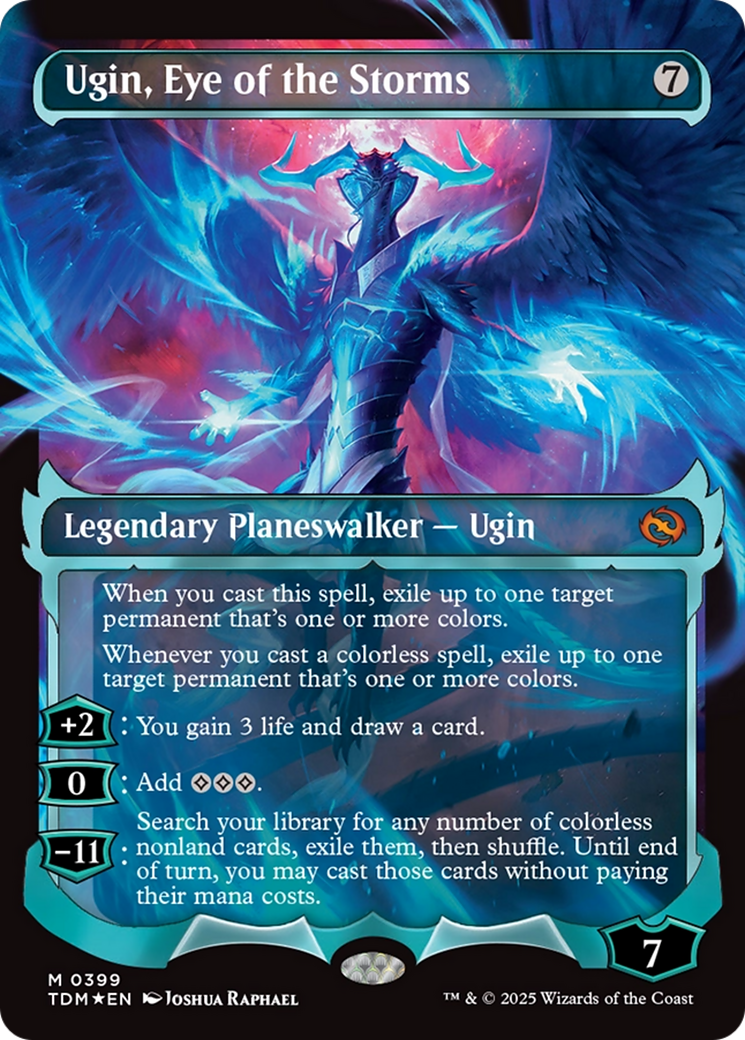 Ugin, Eye of the Storms (Showcase) [Tarkir: Dragonstorm] | Dragon's Lair Comics and Fantasy Houston TX