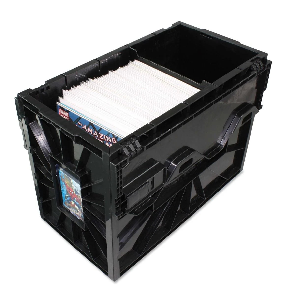 BCW Short Comic Book Bin - Black | Odin's Place