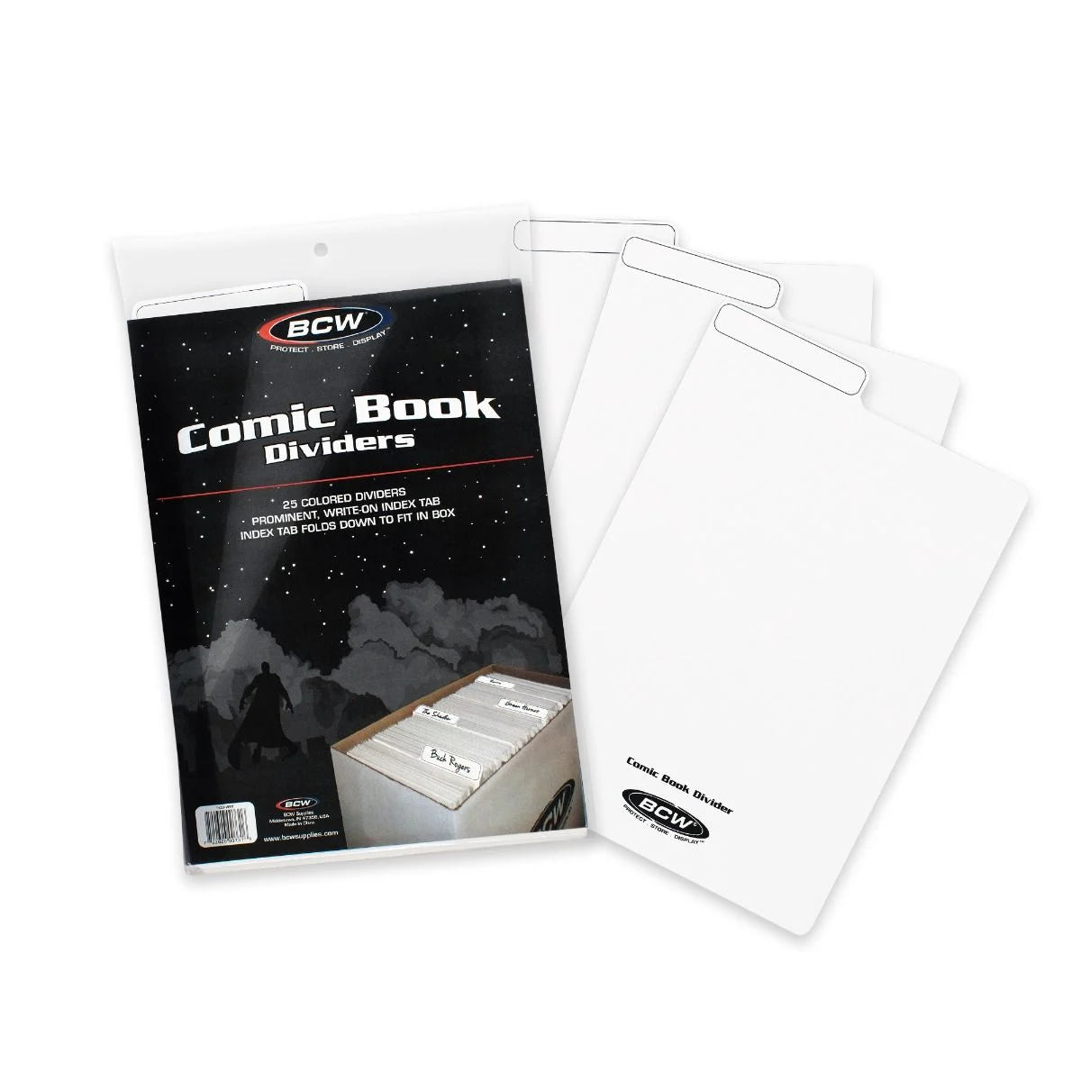 BCW Comic Book Dividers - White | Dragon's Lair Comics and Fantasy Houston TX