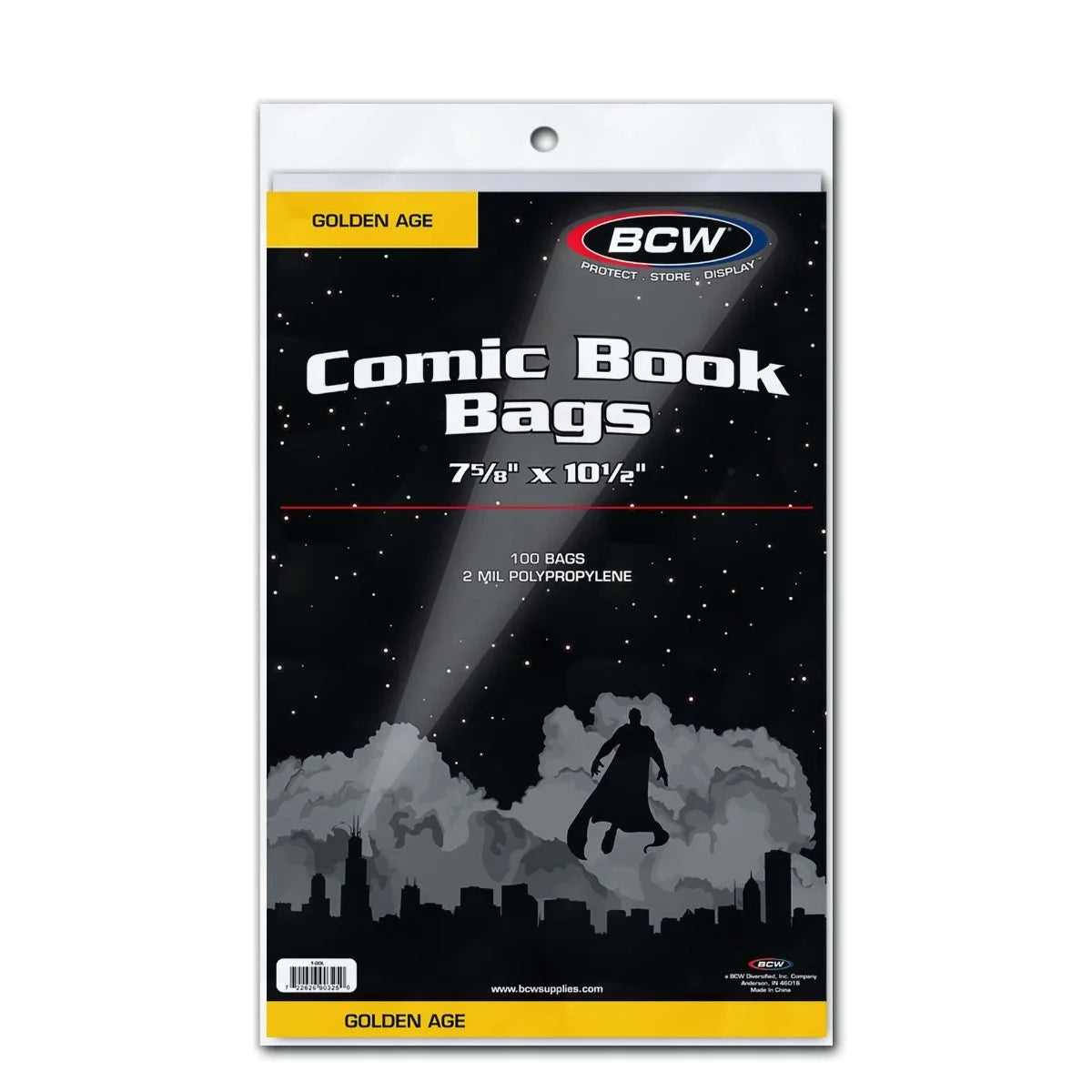 BCW Golden Comic Bags | Odin's Place
