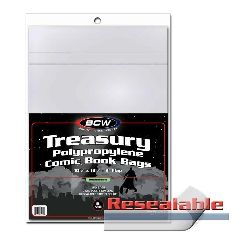 BCW Resealable Treasury Bags | Odin's Place