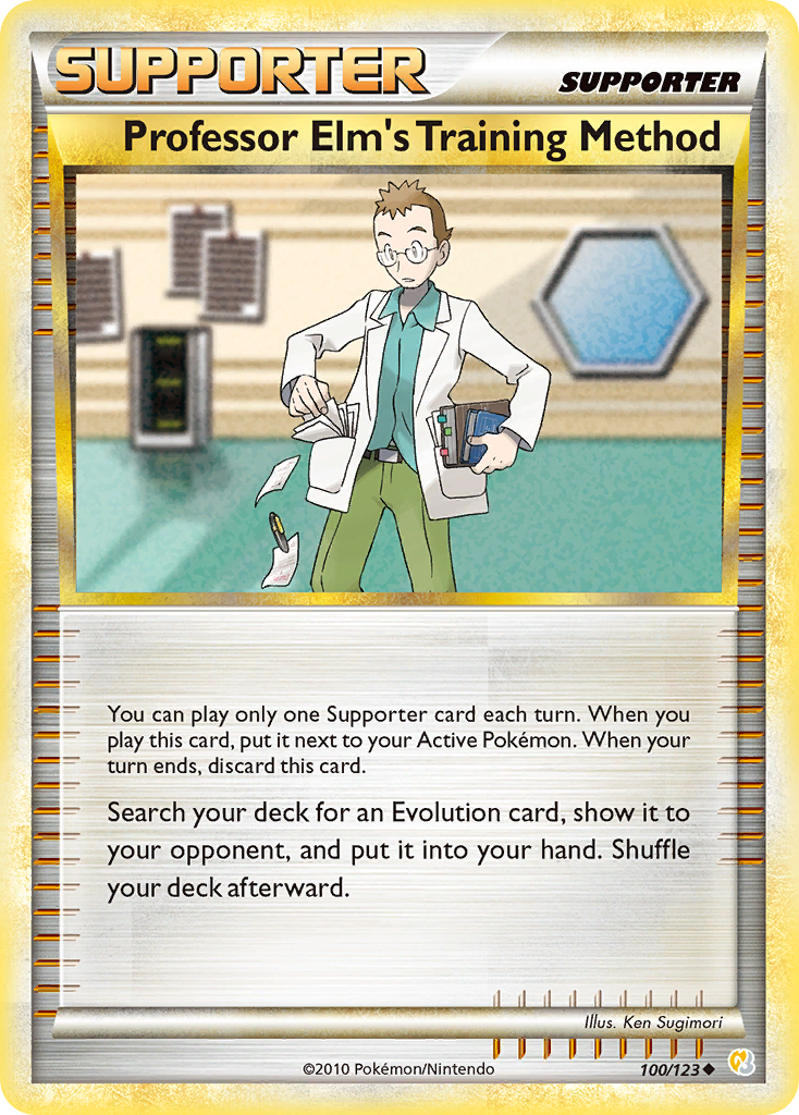 Professor Elm's Training Method (100/123) (League Promo) [HeartGold & SoulSilver: Base Set] | Odin's Place