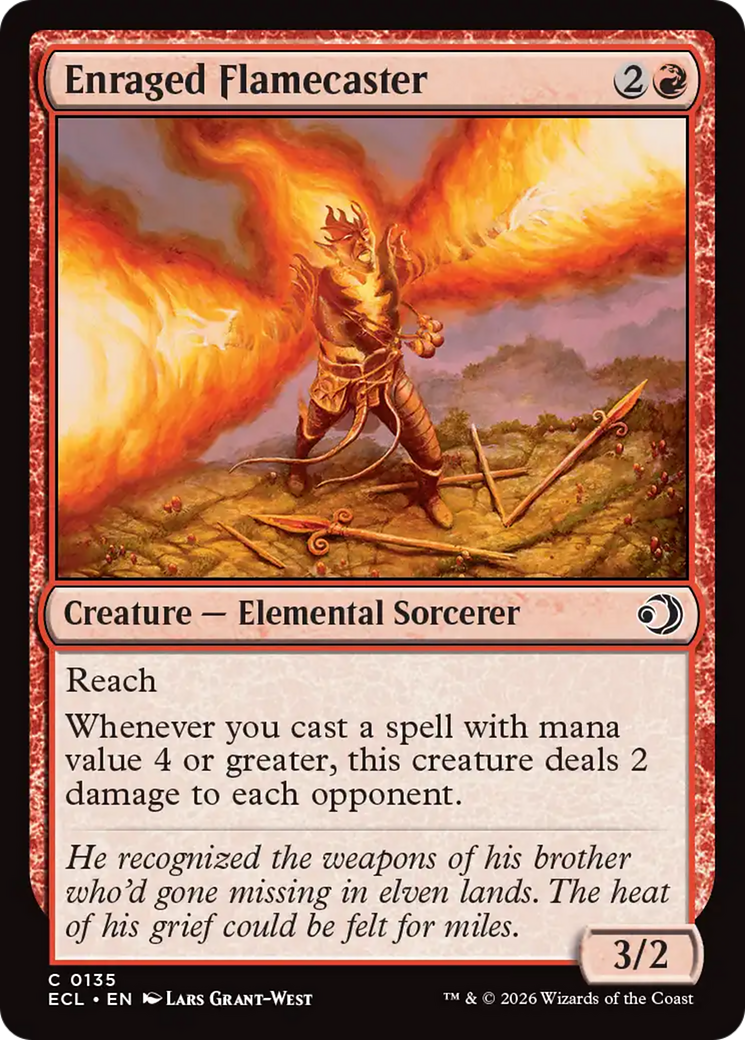 Enraged Flamecaster [Lorwyn Eclipsed] | Odin's Place