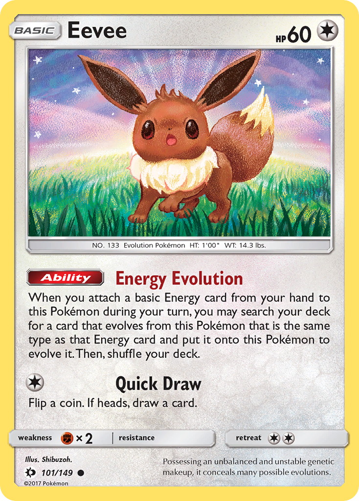 Eevee (101/149) (General Mills Promo) [Sun & Moon: Base Set] | Odin's Place