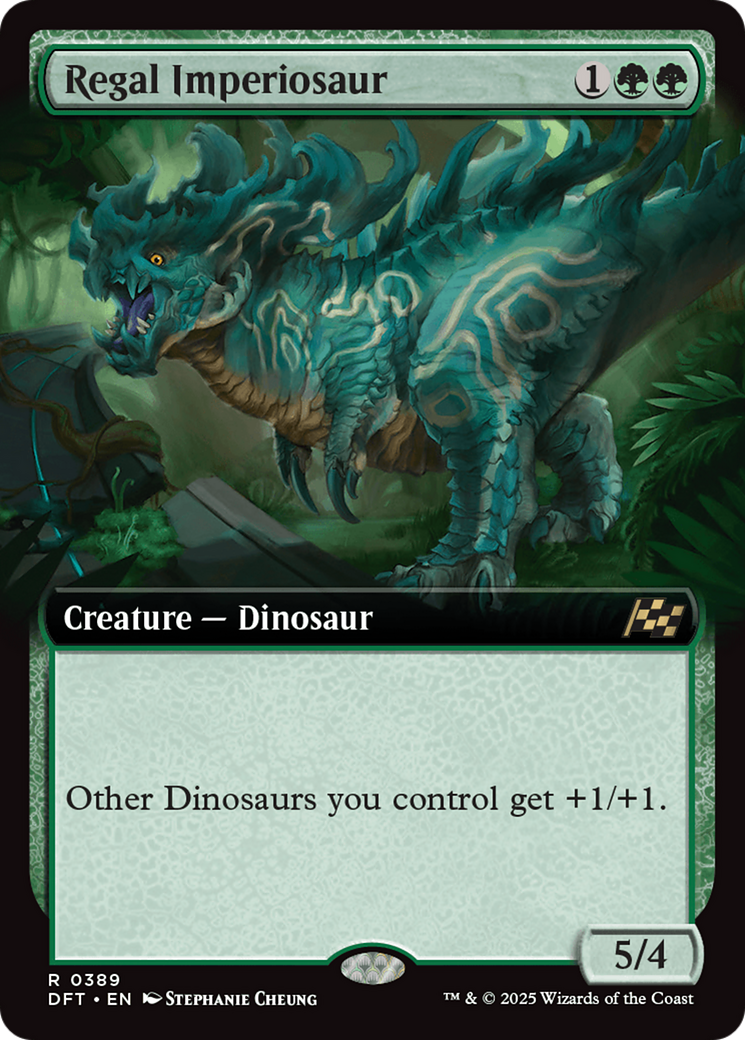 Regal Imperiosaur (Extended Art) [Aetherdrift] | Dragon's Lair Comics and Fantasy Houston TX