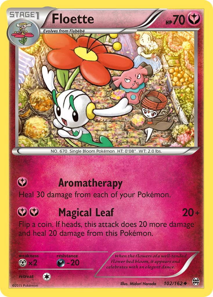 Floette (102/162) (League Promo) [XY: BREAKthrough] | Odin's Place