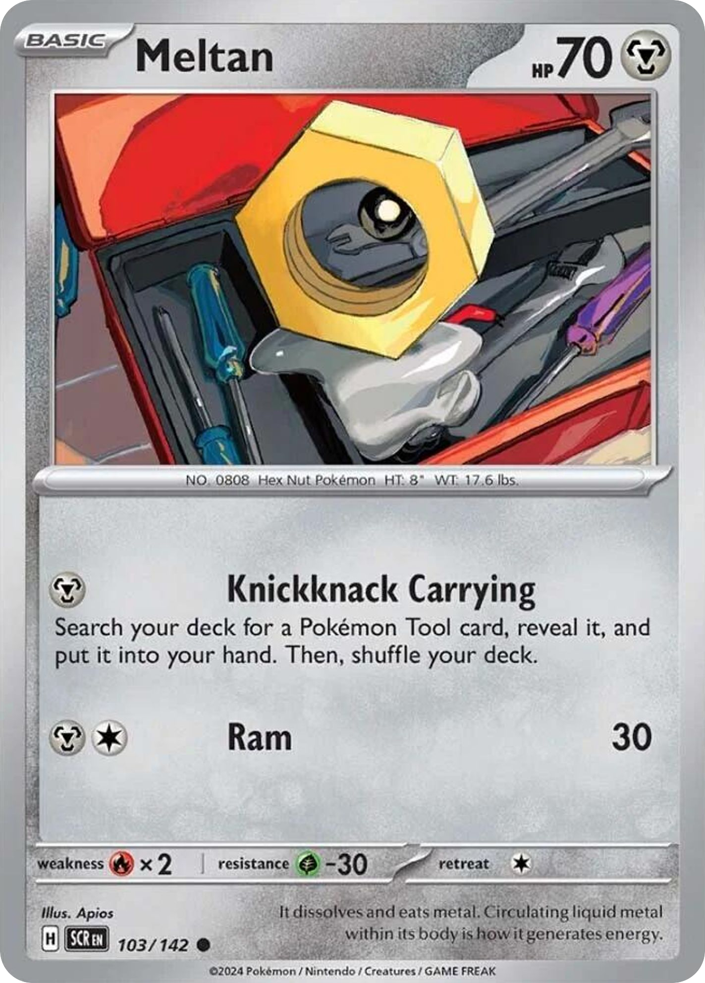 Meltan (179/162) [Scarlet & Violet: Temporal Forces] | Odin's Place