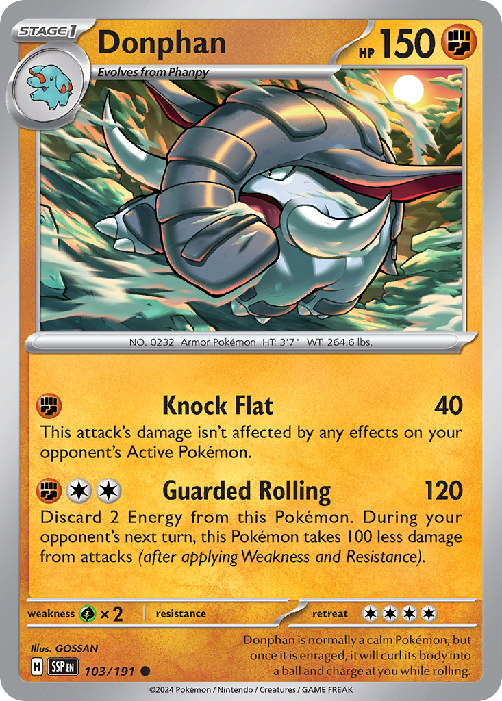 Donphan (103/191) [Scarlet & Violet: Surging Sparks] | Odin's Place