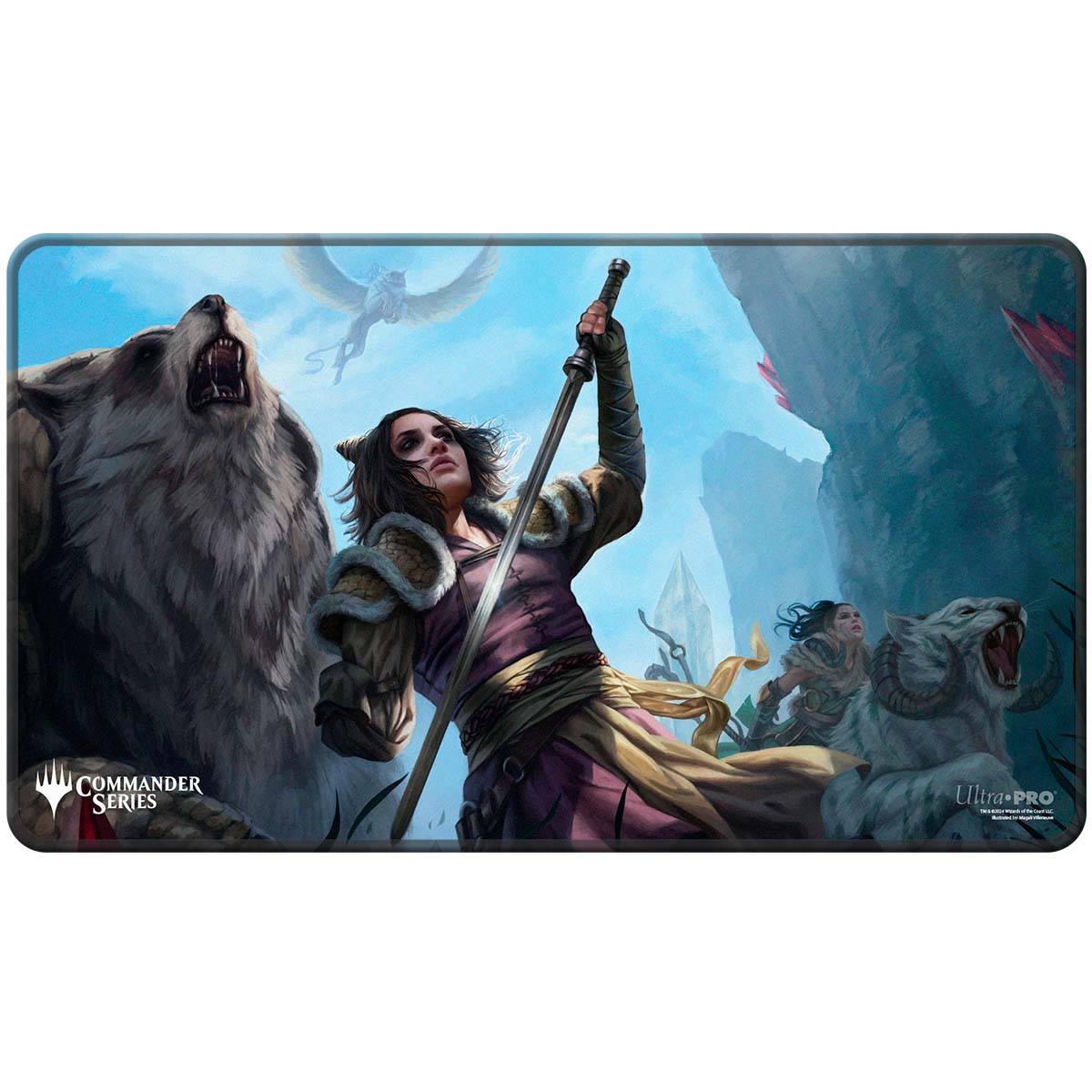 Magic the Gathering CCG: Commander Series - Release 3 - Enemy Color - Q3 2024 Stitched Edge Playmat Winota | Odin's Lair