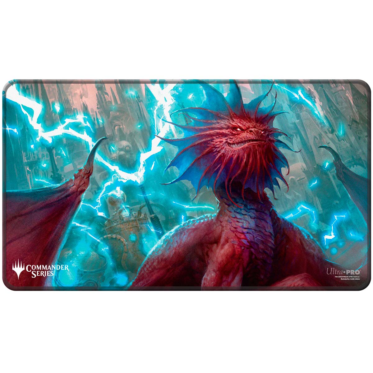 Magic the Gathering CCG: Commander Series - Release 3 - Enemy Color - Q3 2024 Stitched Edge Playmat Niv-Mizzet | Odin's Lair