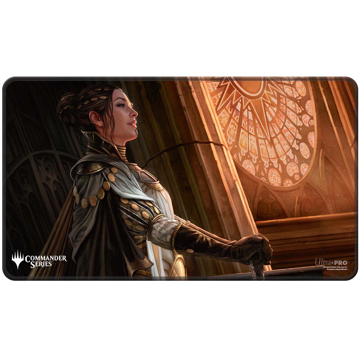 Magic the Gathering CCG: Commander Series - Release 3 - Enemy Color - Q3 2024 Stitched Edge Playmat Teysa | Odin's Lair