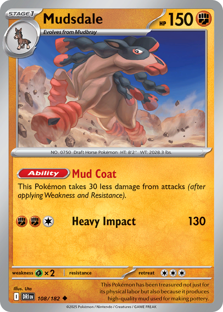 Mudsdale (175/162) [Scarlet & Violet: Temporal Forces] | Odin's Place