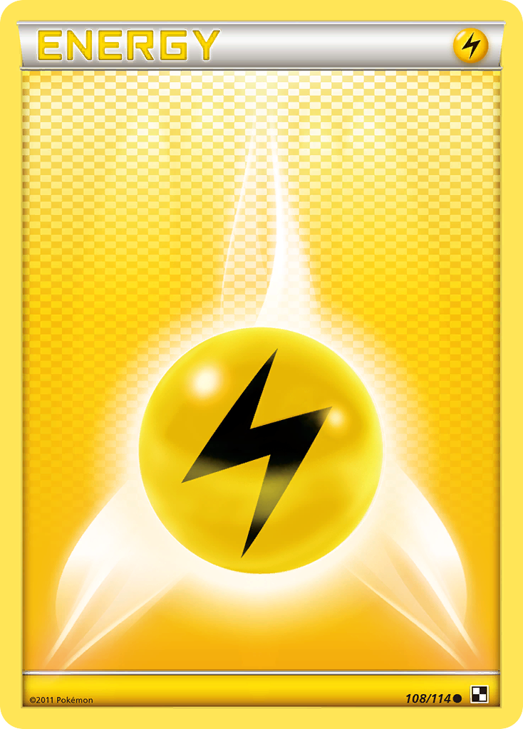 Lightning Energy (108/114) (Play Pokemon Promo) [Black & White: Base Set] | Odin's Place