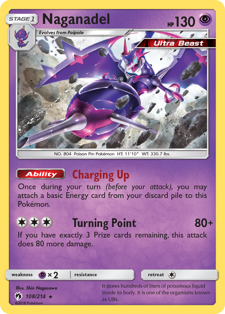 Naganadel (108/214) (League Promo) [Sun & Moon: Lost Thunder] | Odin's Place