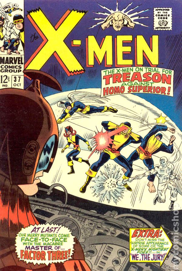 X-MEN #37 (1967) SILVER AGE 1ST APPEARANCE OF MUTANT-MASTER | Odin's Place