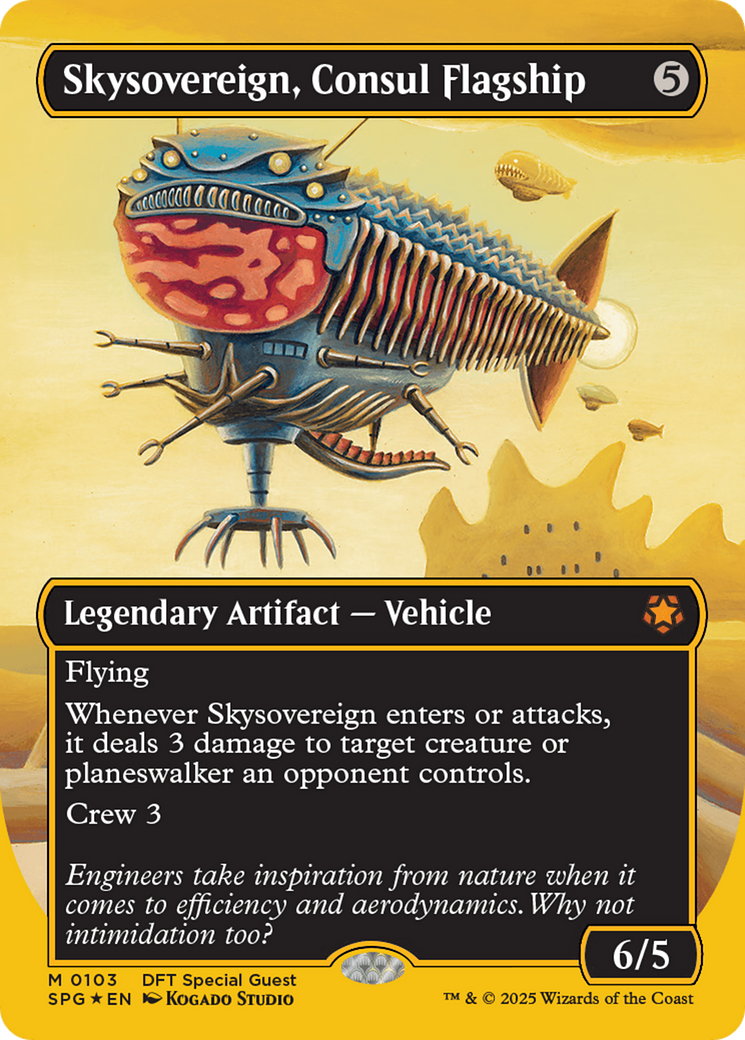 Skysovereign, Consul Flagship (First-Place Foil) [Aetherdrift Special Guests] | Dragon's Lair Comics and Fantasy Houston TX