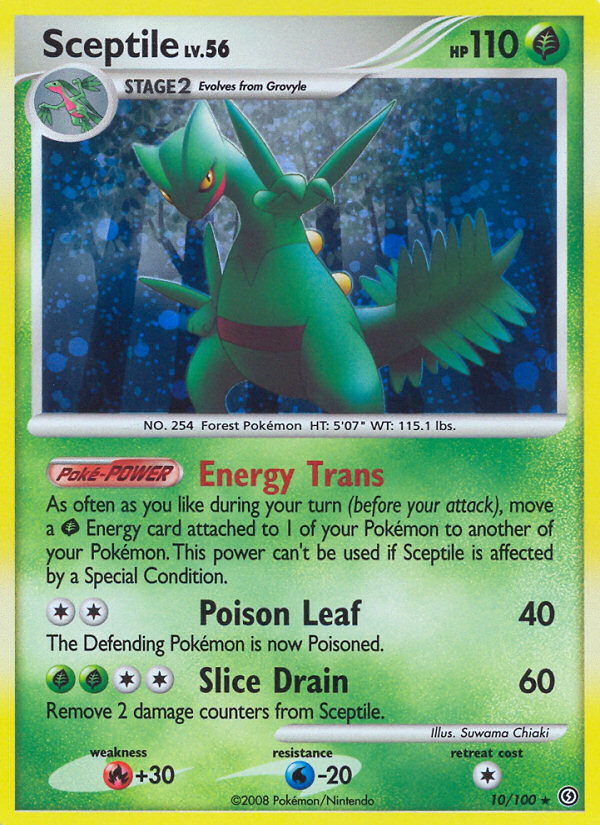 Sceptile (10/100) (Theme Deck Exclusive) [Diamond & Pearl: Stormfront] | Odin's Place