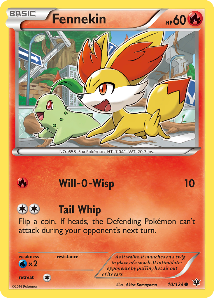 Fennekin (10/124) (League Promo) [XY: Fates Collide] | Odin's Place