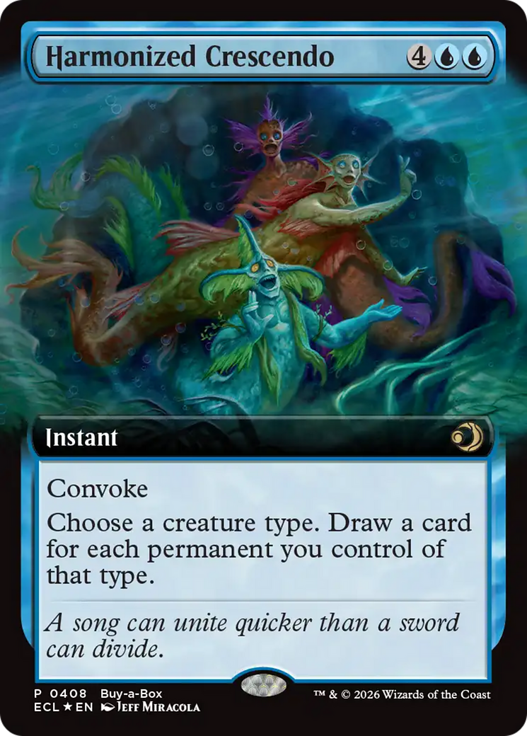 Harmonized Crescendo (Extended Art) (Buy-A-Box) [Lorwyn Eclipsed] | Odin's Place