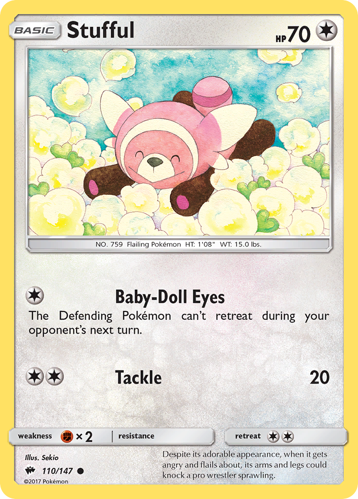Stufful (110/147) (Toys R Us Promo) [Sun & Moon: Burning Shadows] | Odin's Place