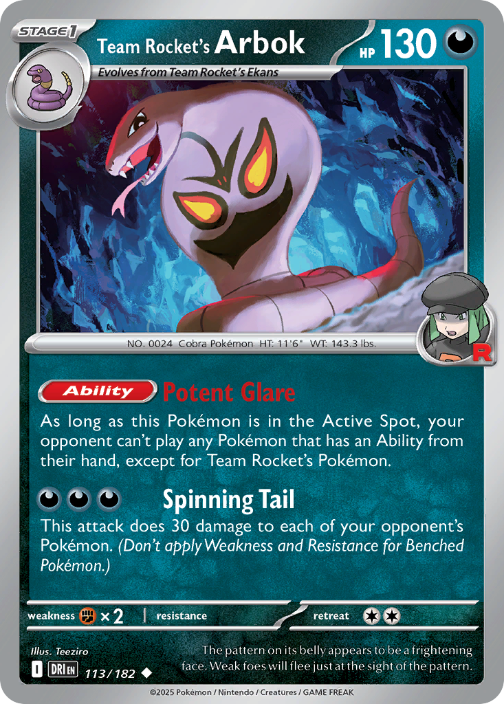Arbok (176/162) [Scarlet & Violet: Temporal Forces] | Odin's Place