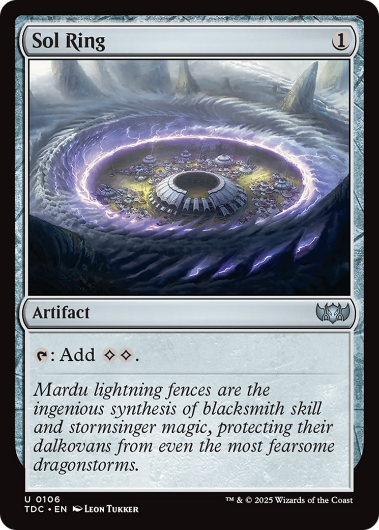 Sol Ring [Tarkir: Dragonstorm Commander] | Dragon's Lair Comics and Fantasy Houston TX