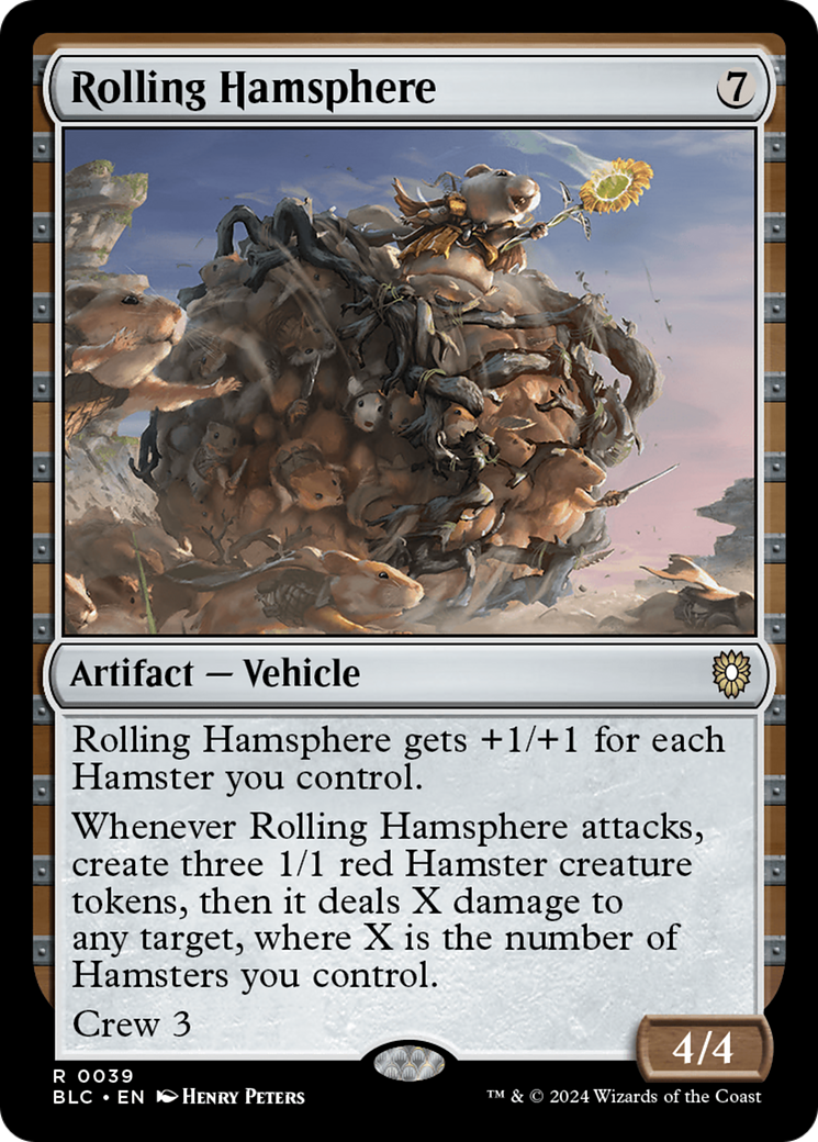 Rolling Hamsphere [Bloomburrow Commander] | Dragon's Lair Comics and Fantasy Houston TX