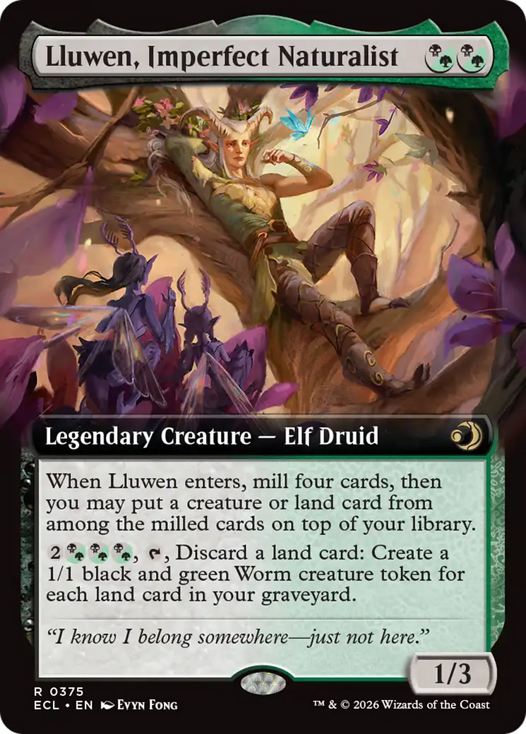 Lluwen, Imperfect Naturalist (Extended Art) [Lorwyn Eclipsed] | Odin's Place