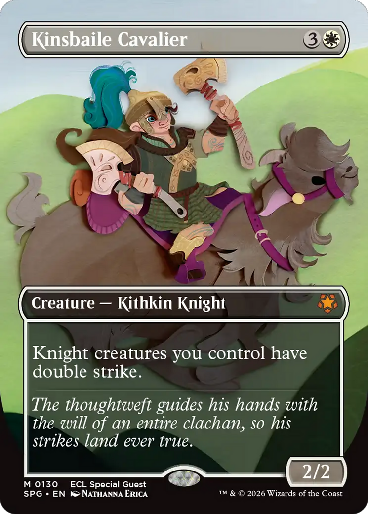 Kinsbaile Cavalier (Borderless) [Lorwyn Eclipsed Special Guests] | Odin's Place