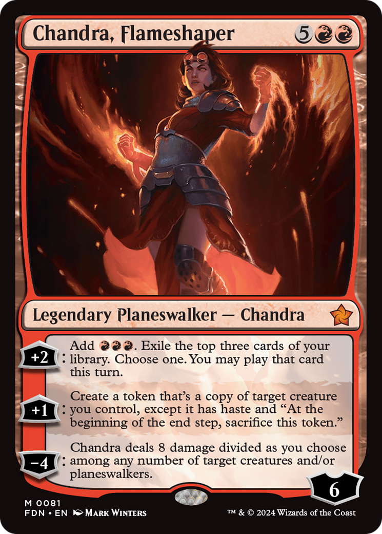 Chandra, Flameshaper [Foundations] | Dragon's Lair Comics and Fantasy Houston TX