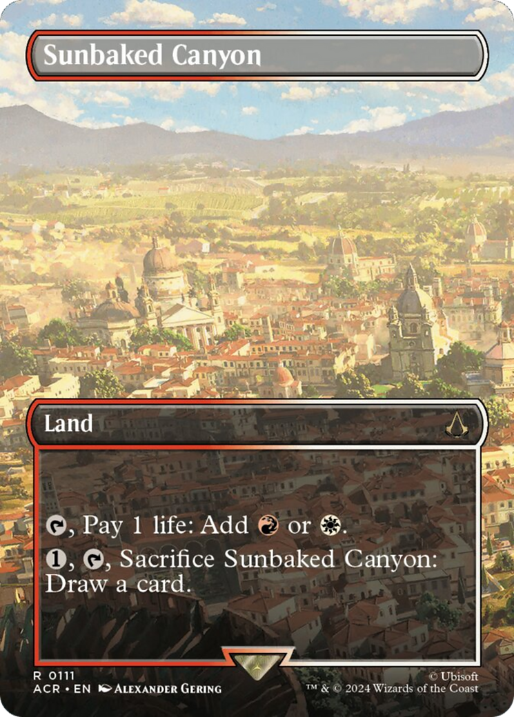 Sunbaked Canyon (Borderless) [Assassin's Creed] | Dragon's Lair Comics and Fantasy Houston TX