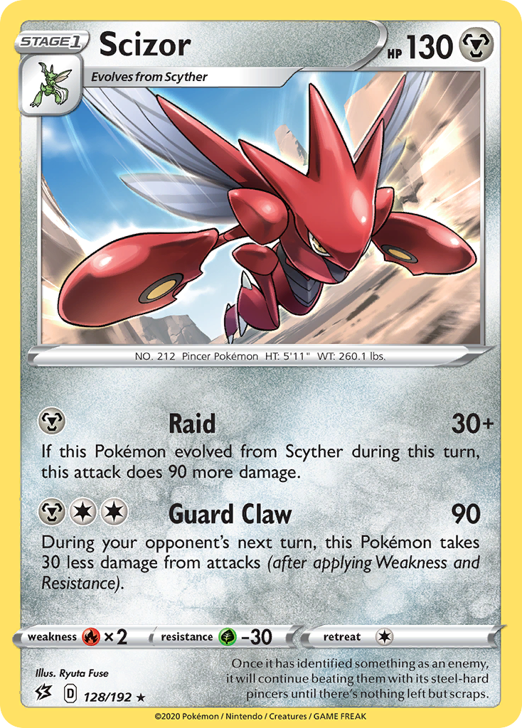 Scizor (128/192) [Sword & Shield: Rebel Clash] | Odin's Place