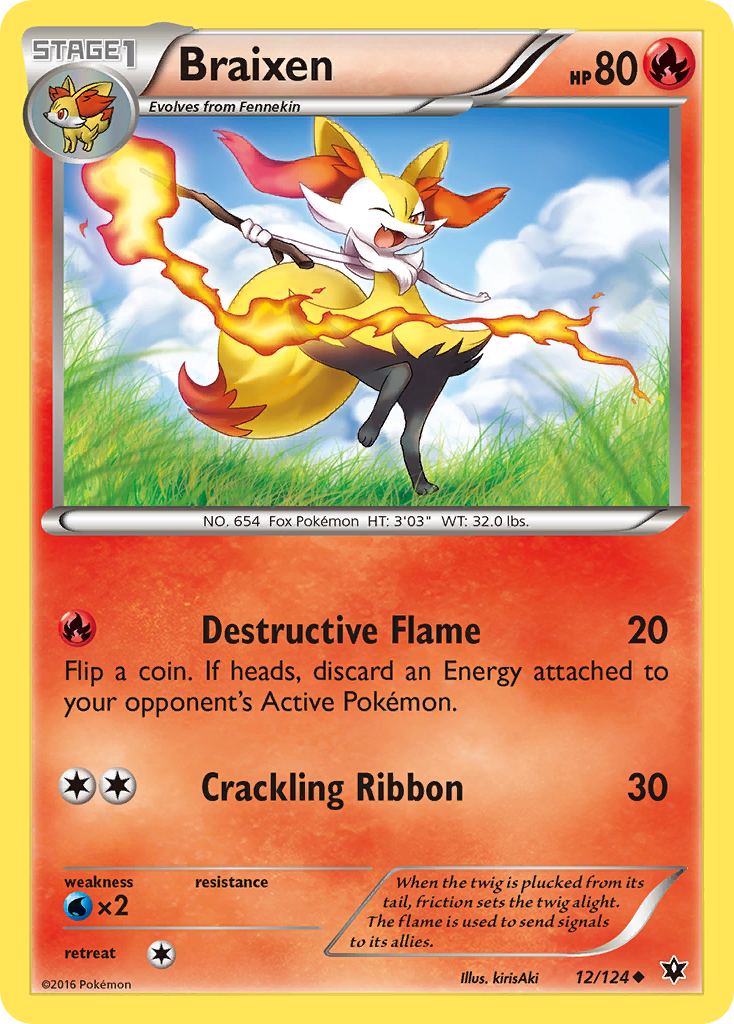Braixen (12/124) (League Promo) [XY: Fates Collide] | Odin's Place