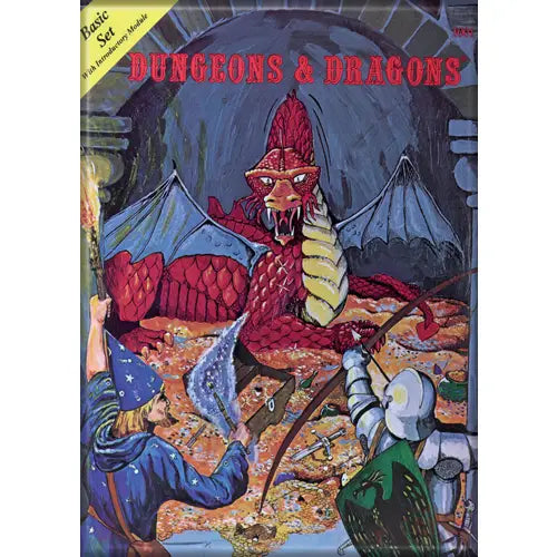 Dungeons & Dragons Basic Set Magnet 2.5" X 3.5" | Dragon's Lair Comics and Fantasy Houston TX