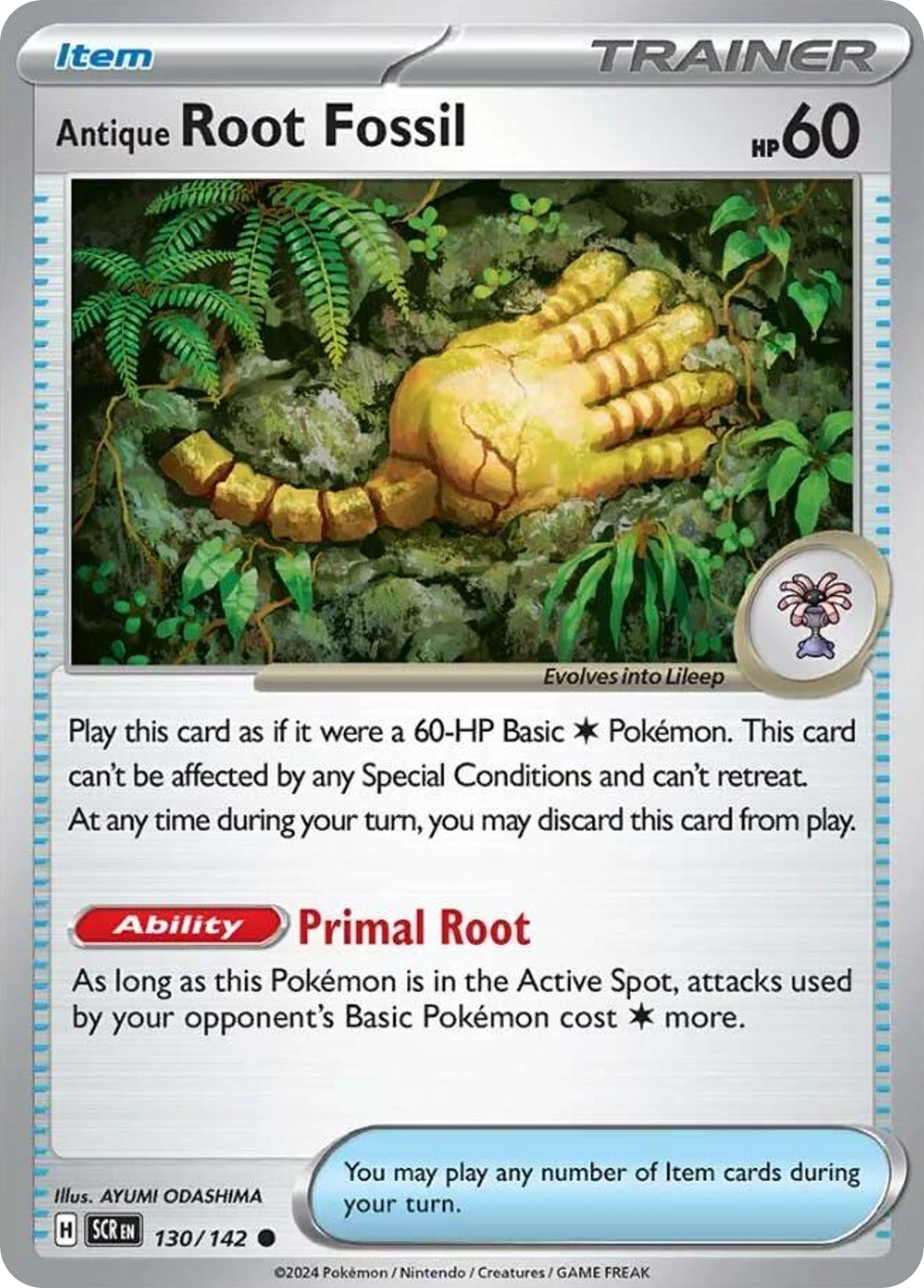 Antique Root Fossil (130/142) [Scarlet & Violet: Stellar Crown] | Odin's Place