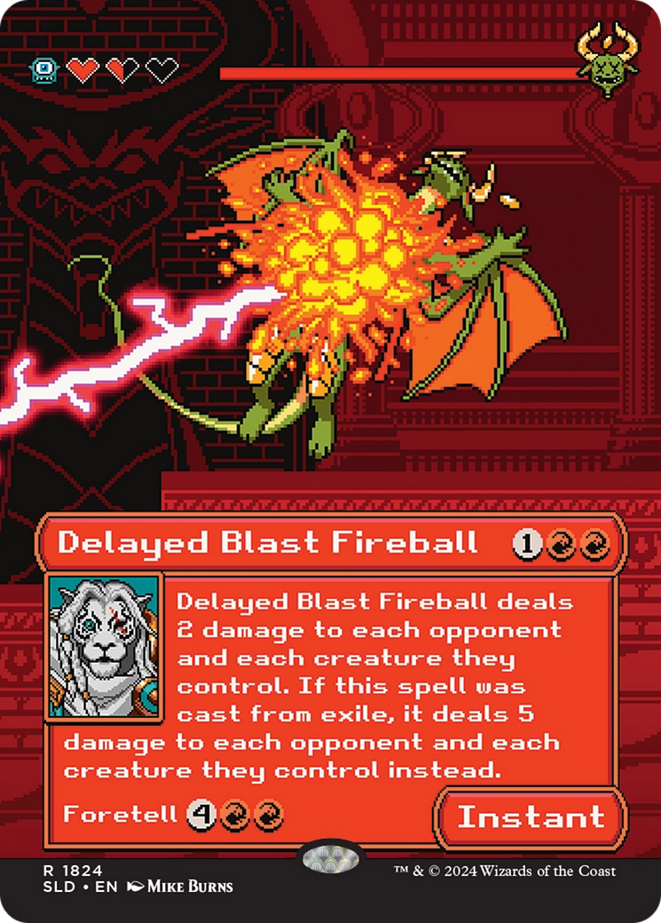 Delayed Blast Fireball [Secret Lair Drop Series] | Dragon's Lair Comics and Fantasy Houston TX