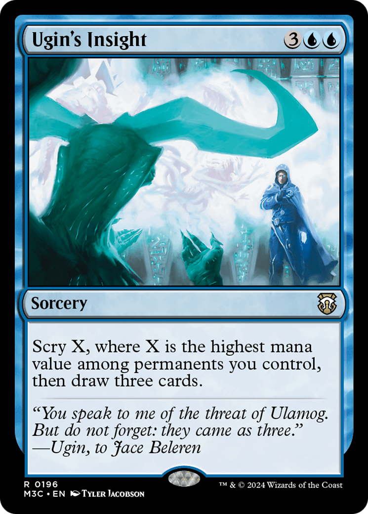 Ugin's Insight (Ripple Foil) [Modern Horizons 3 Commander] | Dragon's Lair Comics and Fantasy Houston TX