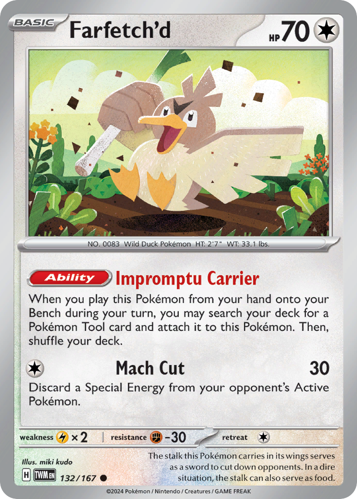 Farfetch'd (132/167) [Scarlet & Violet: Twilight Masquerade] | Odin's Place