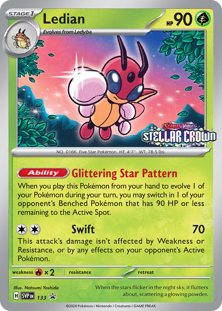 Ledian (144/142) [Scarlet & Violet: Stellar Crown] | Odin's Place