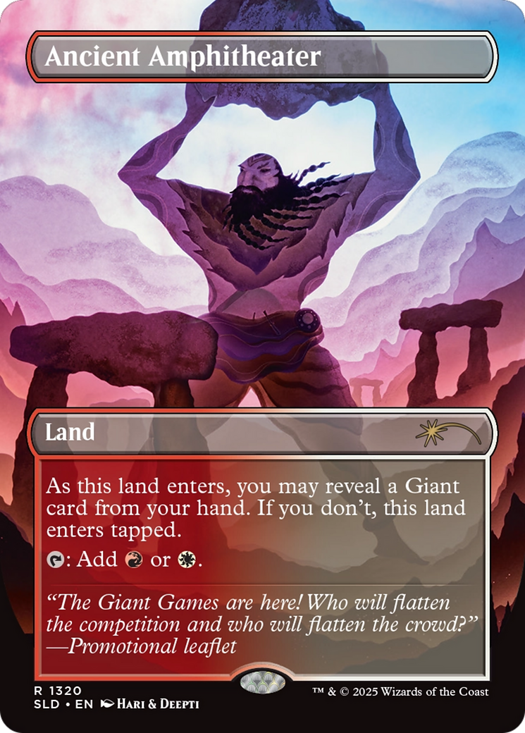 Ancient Amphitheater (Rainbow Foil) [Secret Lair Drop Series] | Dragon's Lair Comics and Fantasy Houston TX