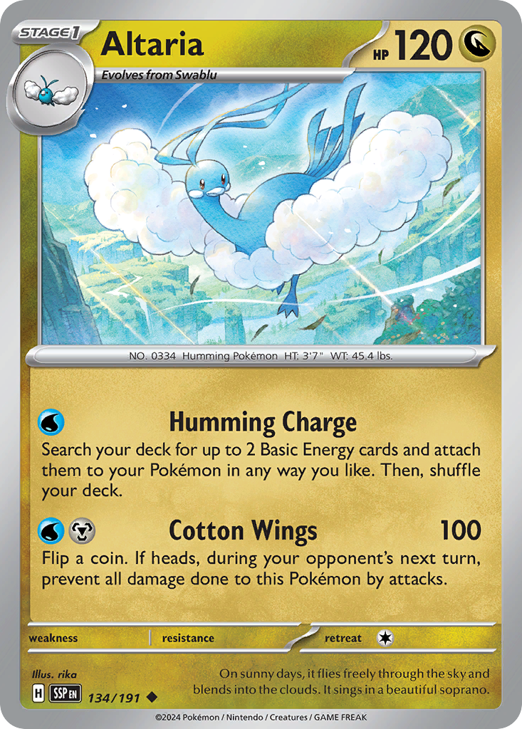Altaria (134/191) [Scarlet & Violet: Surging Sparks] | Odin's Place