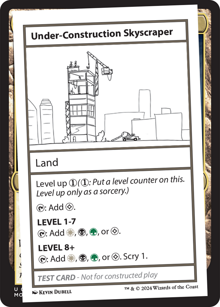 Under-Construction Skyscraper [Mystery Booster 2 Playtest Cards] | Dragon's Lair Comics and Fantasy Houston TX