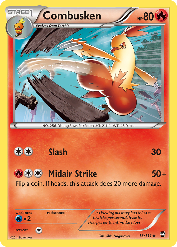 Combusken (13/111) (States Championship Promo) [XY: Furious Fists] | Odin's Place