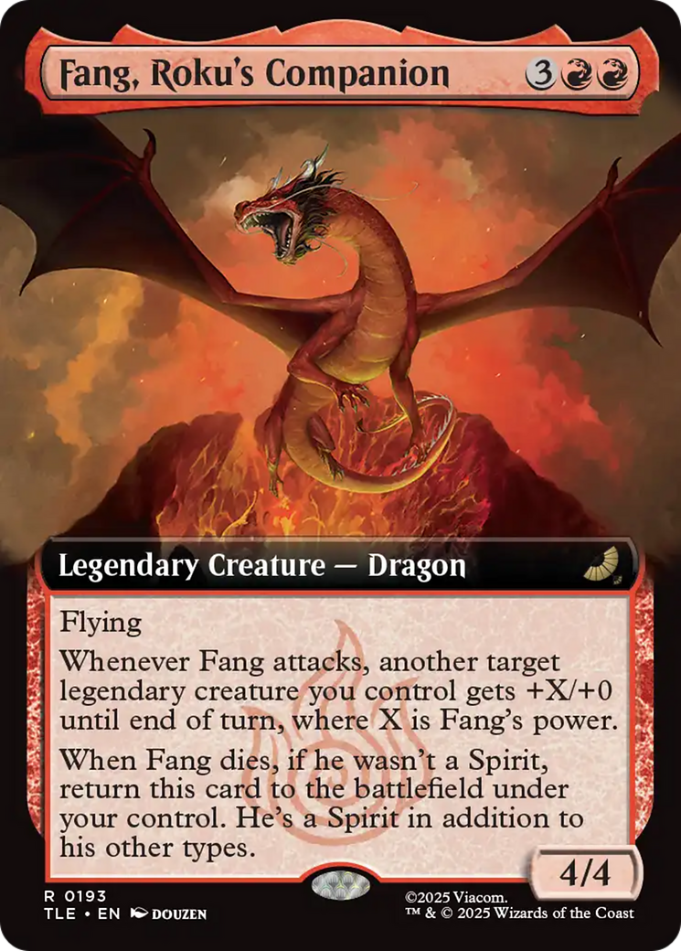 Fang, Roku's Companion (Extended Art) [Avatar: The Last Airbender: Eternal-Legal] | Dragon's Lair Comics and Fantasy Houston TX